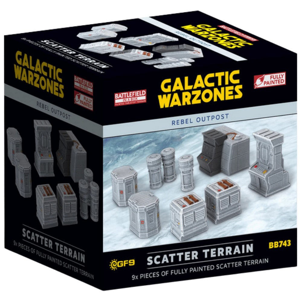 PREORDER Battlefield in a Box: Galactic Warzones: Rebel Outpost - Scatter Terrain