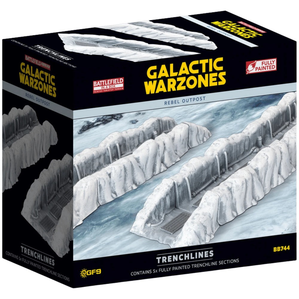 PREORDER Battlefield in a Box: Galactic Warzones: Rebel Outpost - Trenchlines