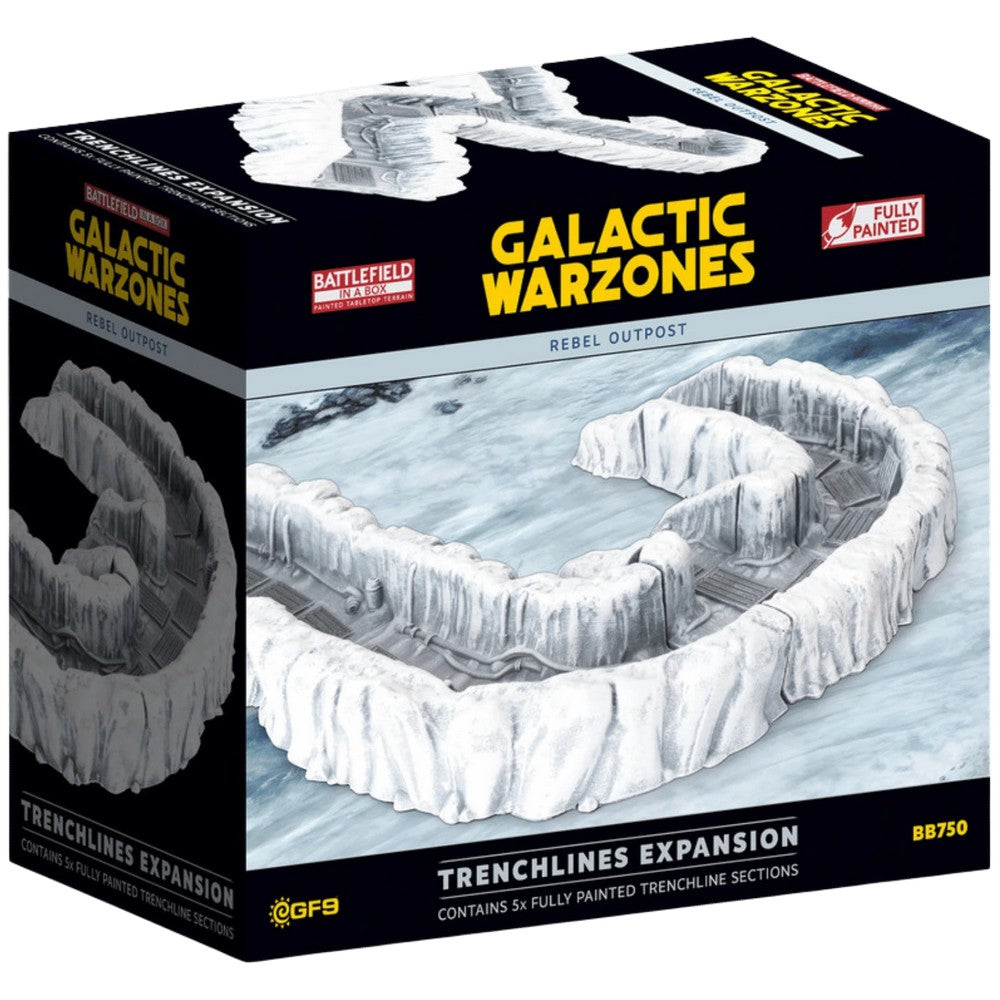 PREORDER Battlefield in a Box: Galactic Warzones: Rebel Outpost - Trenchlines Expansion