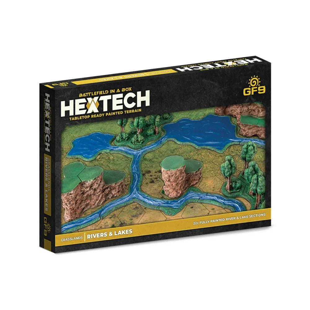 PREORDER Hextech Terrain: Grasslands: Rivers and Lakes