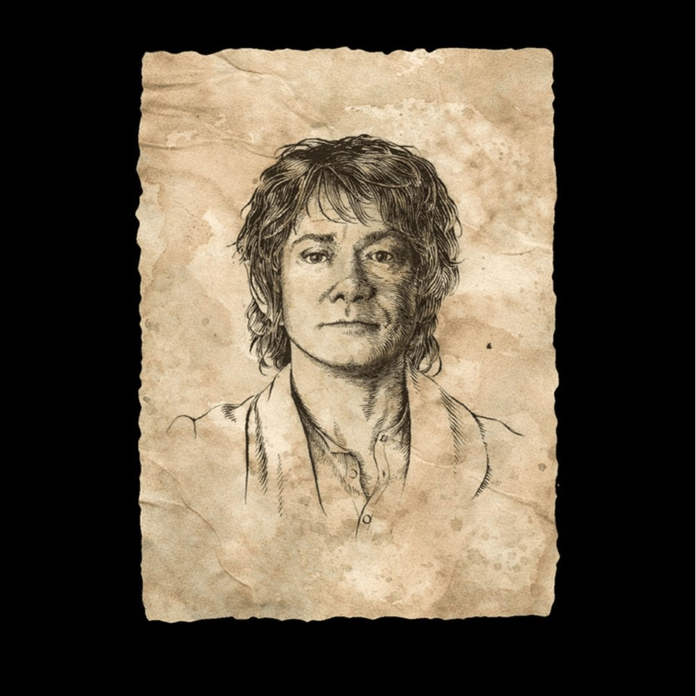 PREORDER WETA - The Hobbit Trilogy - Art Print - Portrait of Bilbo Baggins