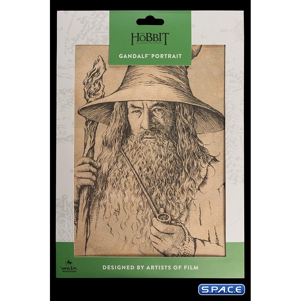 PREORDER WETA - The Hobbit Trilogy - Art Print - Portrait of Gandalf the Grey