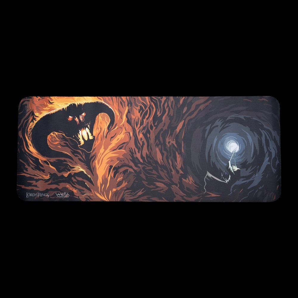 PREORDER WETA - The Lord of the Rings Trilogy - Desk Mat - Gandalf & The Balrog in Moria