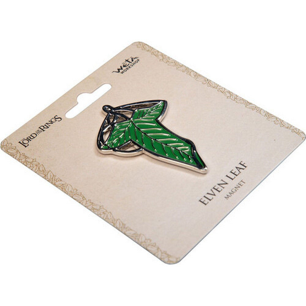 PREORDER WETA - The Lord of the Rings Trilogy - Fridge Magnet (Enamel) - Elven Leaf
