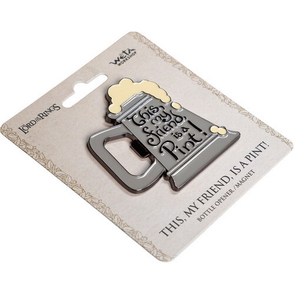 PREORDER WETA - The Lord of the Rings Trilogy - Fridge Magnet (Enamel) - This my friend is a Pint!