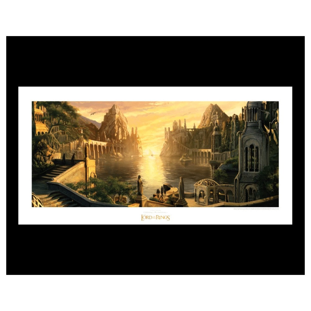 PREORDER WETA - The Lord of the Rings Trilogy - Art Print - The Grey Havens