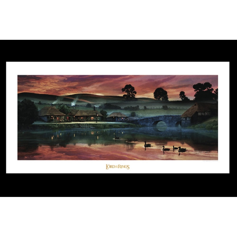 PREORDER WETA - The Lord of the Rings Trilogy - Art Print - Return to the Green Dragon Inn