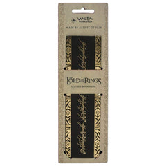PREORDER WETA - The Lord of the Rings Trilogy - Leather Bookmark - The One Ring Inscription