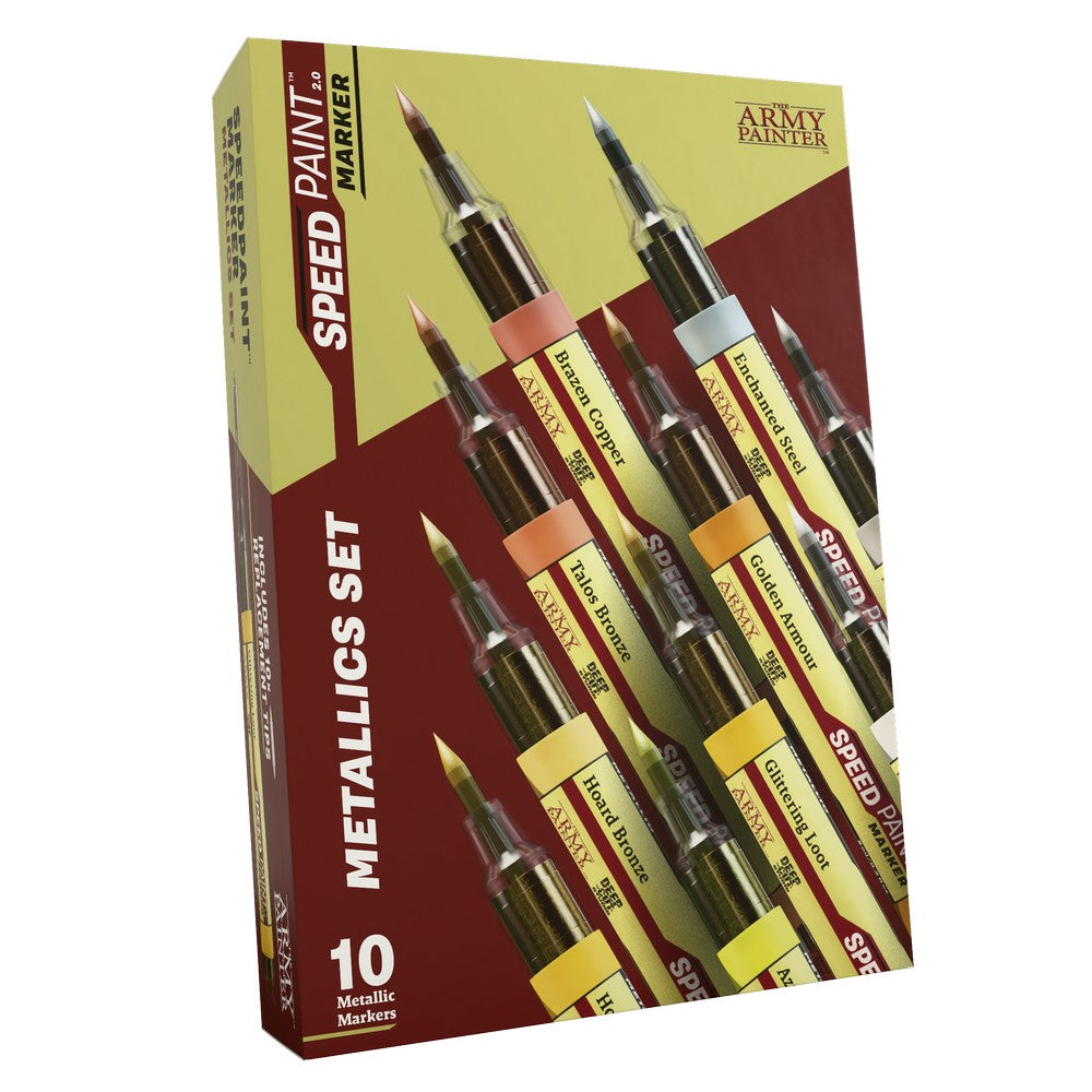 PREORDER Army Painter - Speedpaint - Speedpaint Marker Metallics Set