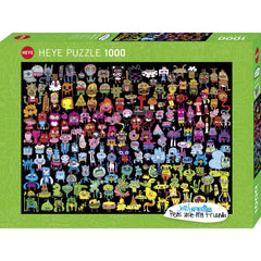PREORDER Puzzle - Heye - Burgerman Doodle Rainbow 1000pc
