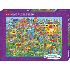 PREORDER Puzzle - Heye - Burgerman Doodle Village 1000pc