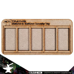 PREORDER The War Hub - Converter Movement Tray 25x50mm to 30x60mm (5x1)