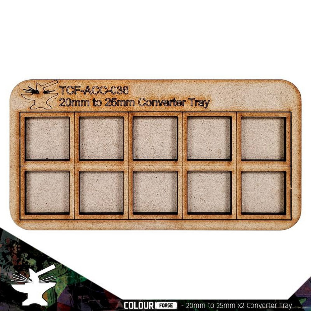 PREORDER The War Hub - Converter Movement Tray: 20mm to 25mm (5x2)
