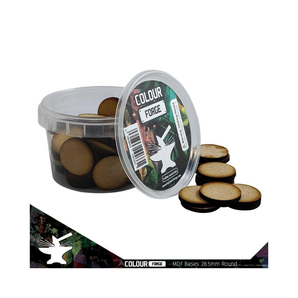 PREORDER The War Hub - MDF Bases - 28.5mm Round (75)