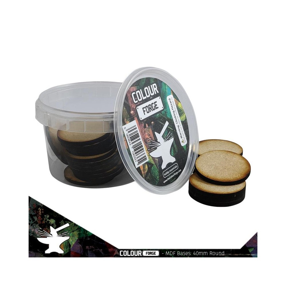 PREORDER The War Hub - MDF Bases - 40mm Round (30)
