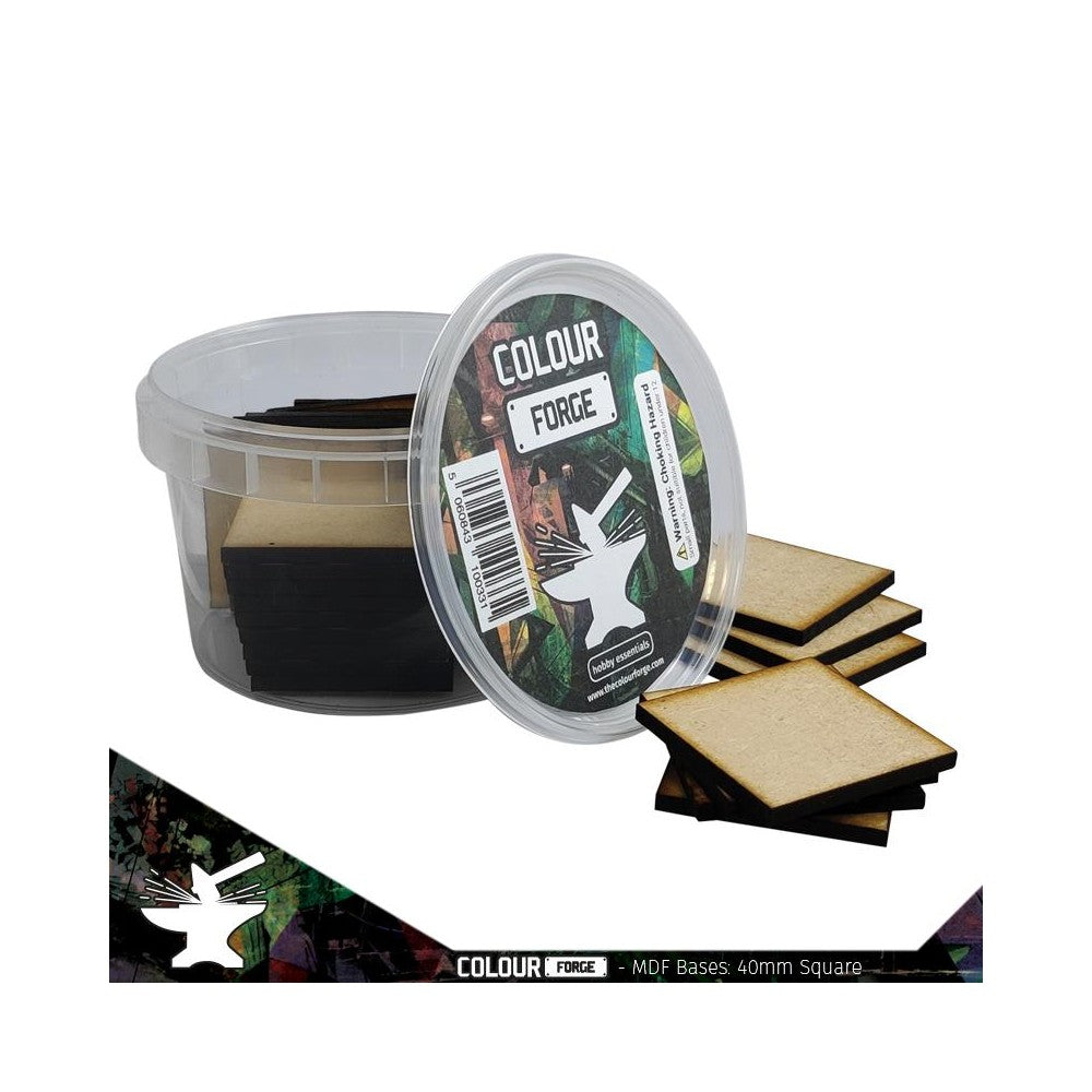 PREORDER The War Hub - MDF Bases - 40mm Square (30)