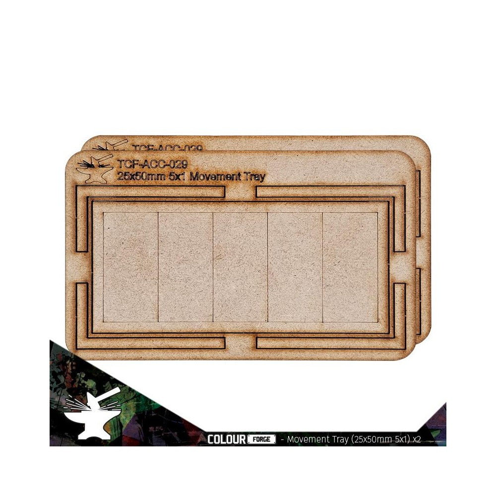 PREORDER The War Hub - Movement Tray 25x50mm (5 x 1)