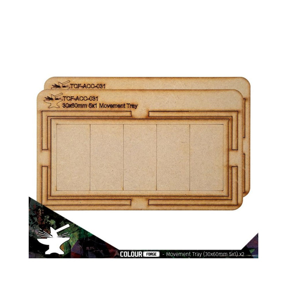 PREORDER The War Hub - Movement Tray 30x60mm (5 x 1)