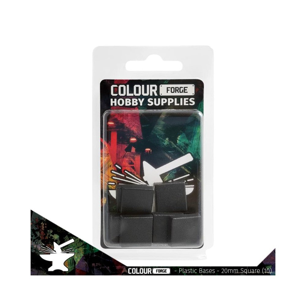 PREORDER The War Hub - Plastic Bases - 20mm Square x10
