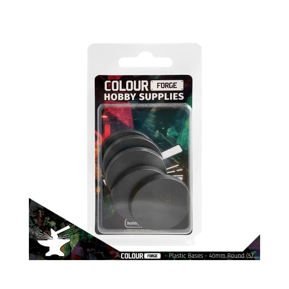 PREORDER The War Hub - Plastic Bases - 40mm Round x5