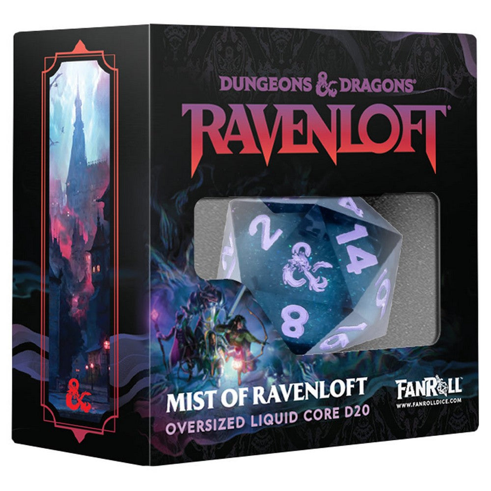 PREORDER Fanroll: D&D Ravenloft D&D Mists of Ravenloft Oversized Liquid Core d20