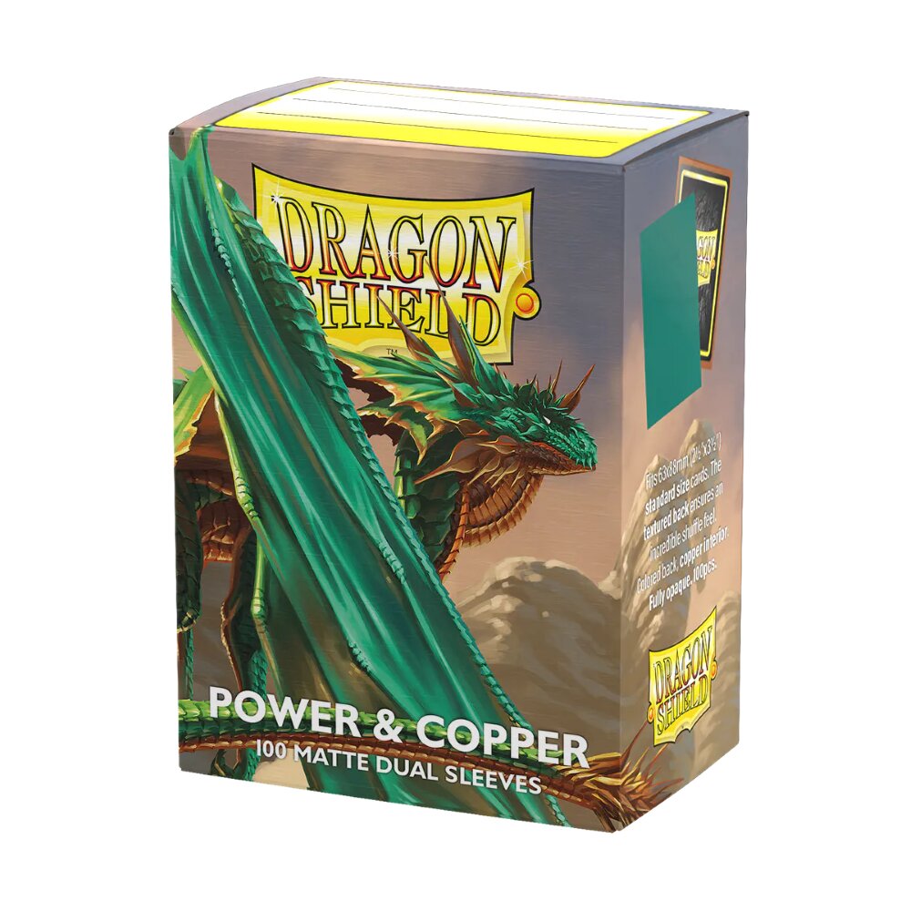PREORDER Dragon Shield: Sleeves  Matte Dual  Power & Copper