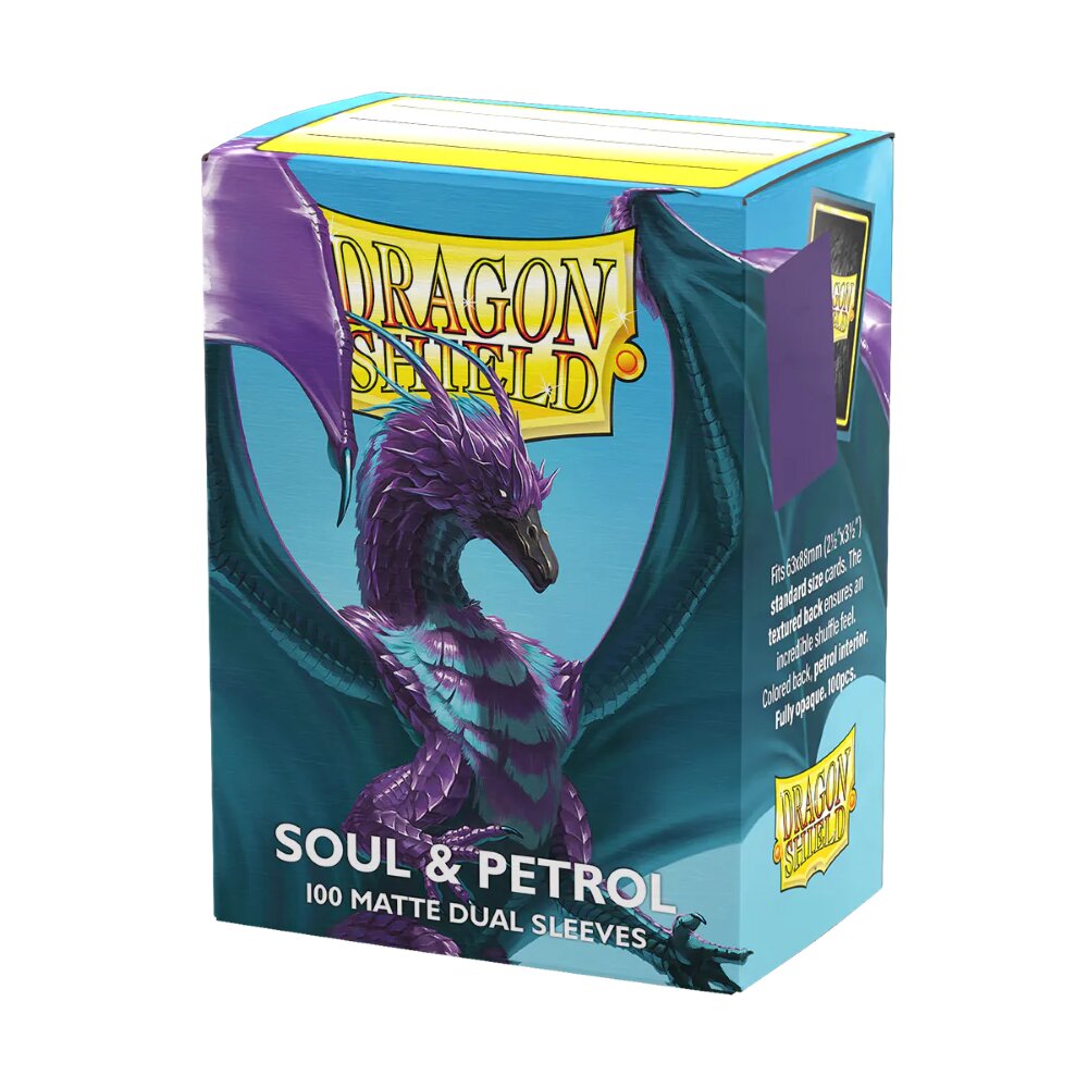 PREORDER Dragon Shield: Sleeves  Matte Dual  Soul & Petrol