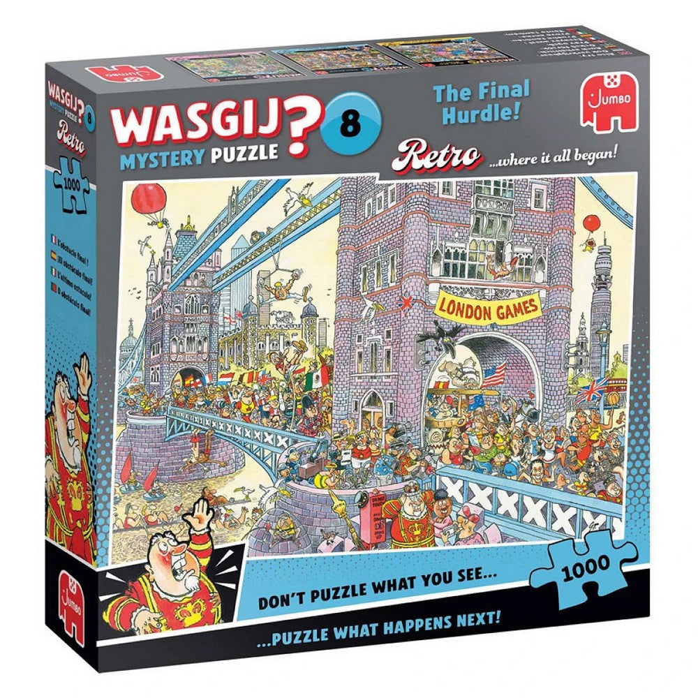 PREORDER Puzzle - Wasgij? - Retro Mystery #8 Final Hurdle (Square Box)