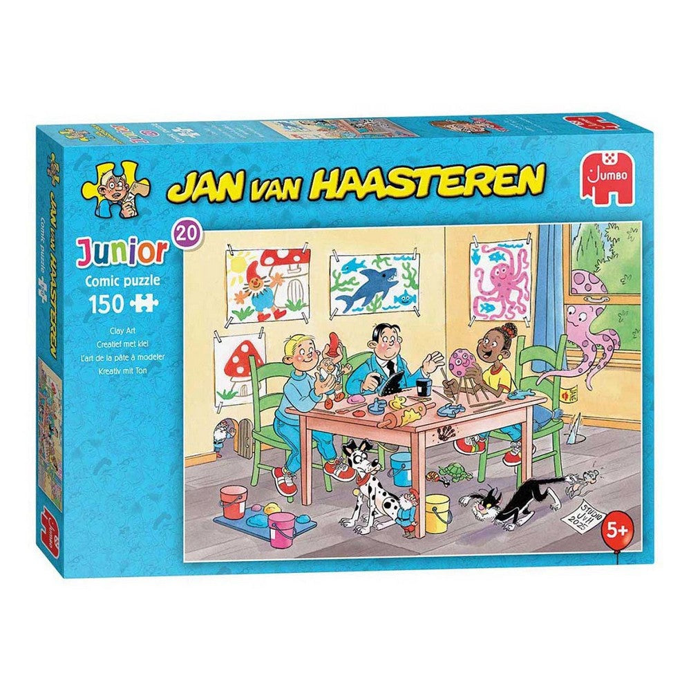 PREORDER Puzzle - Jumbo Jan van Haasteren - Kids; Clay Art 150Pc