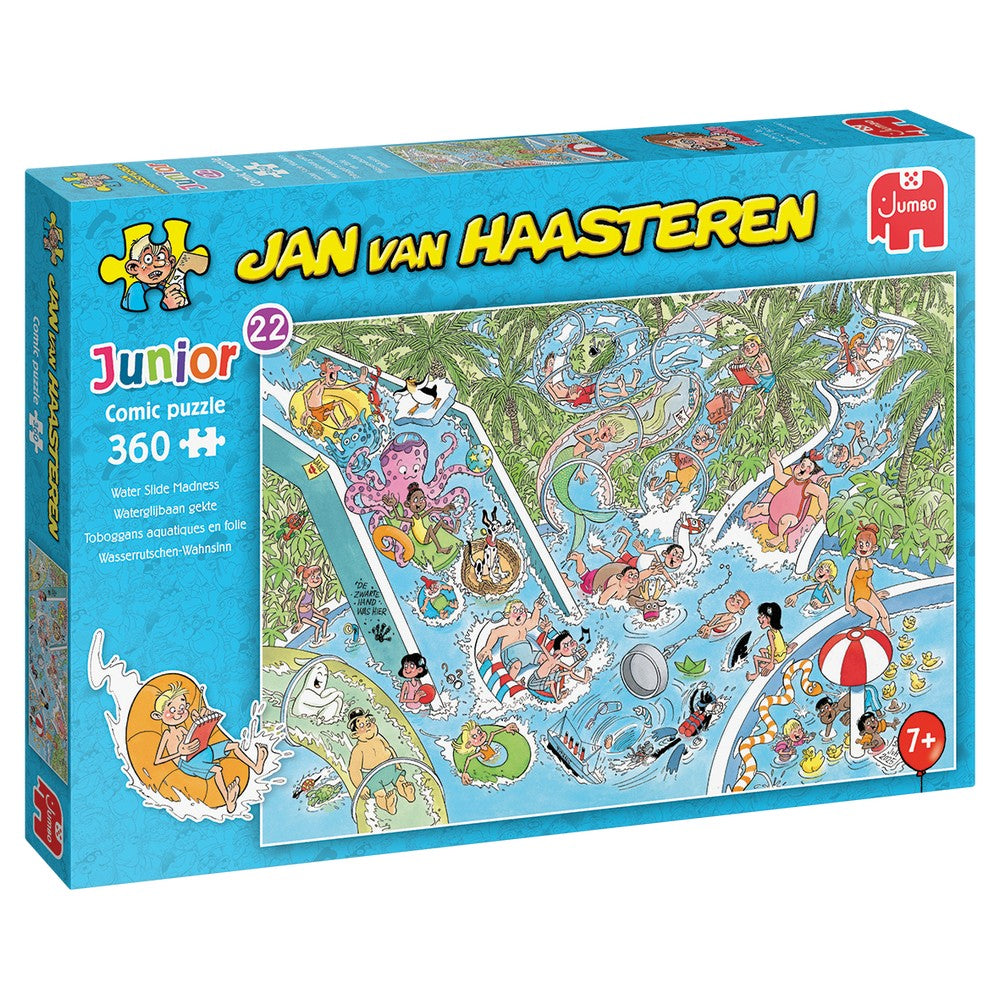 PREORDER Puzzle - Jumbo Jan van Haasteren - Kids; Waterslide Madness 360Pc
