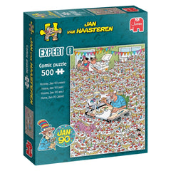 PREORDER Puzzle - Jumbo Jan van Haasteren - Hooray Jan 90 Years 500pc