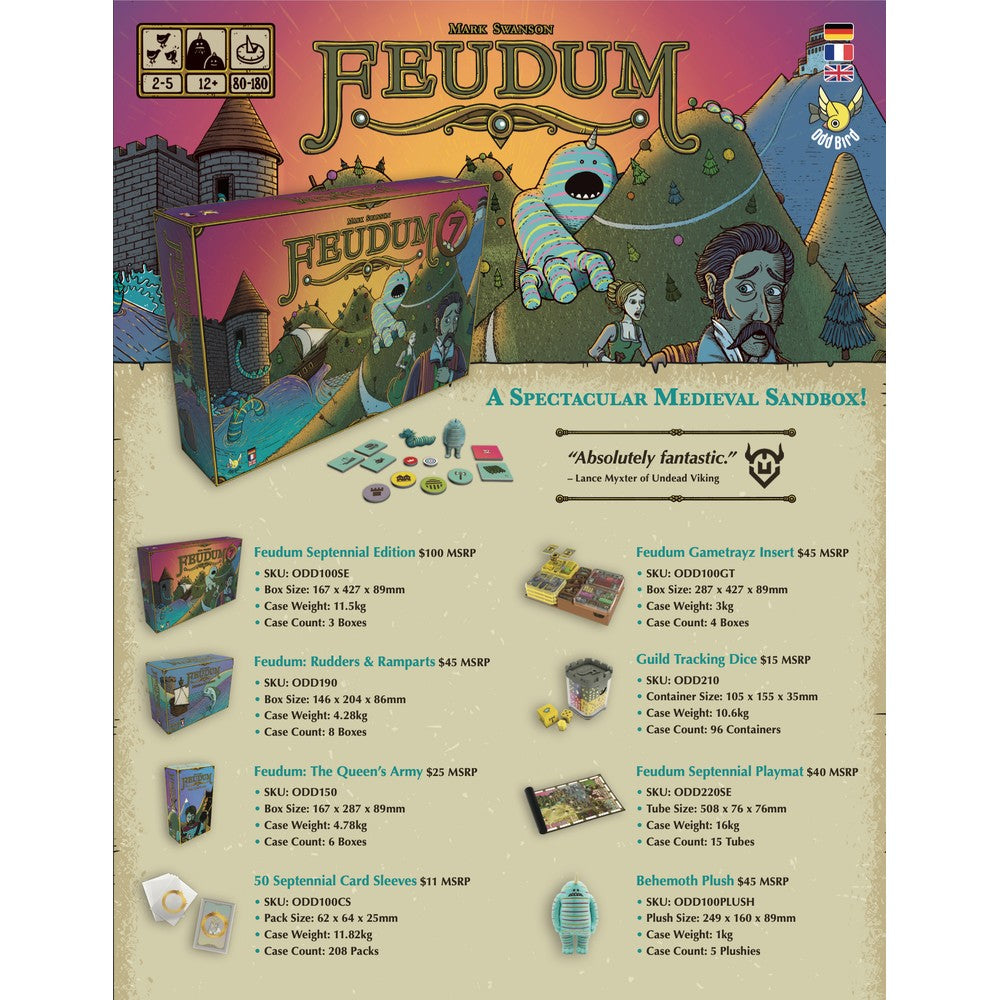 PREORDER Feudum: Septennial Card Sleeves (50)