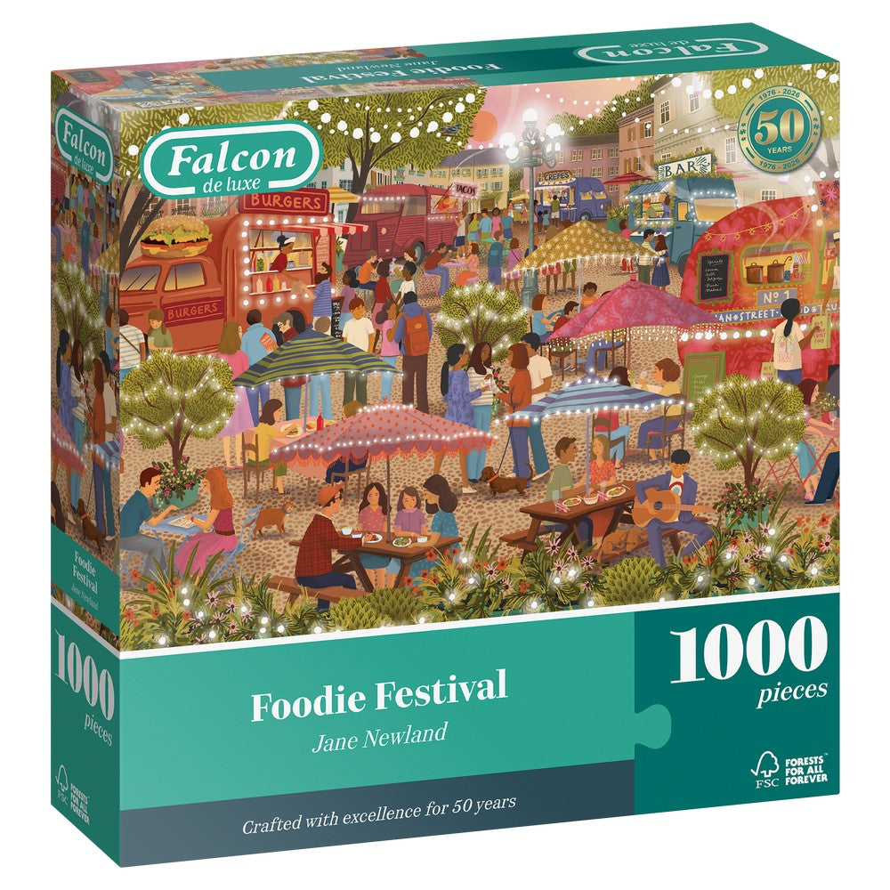 PREORDER Puzzle - Jumbo - Falcon - Foodie Festival (1000 pieces)