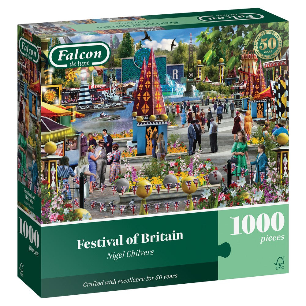 PREORDER Puzzle - Jumbo - Falcon - Festival of Britain (1000 pieces)