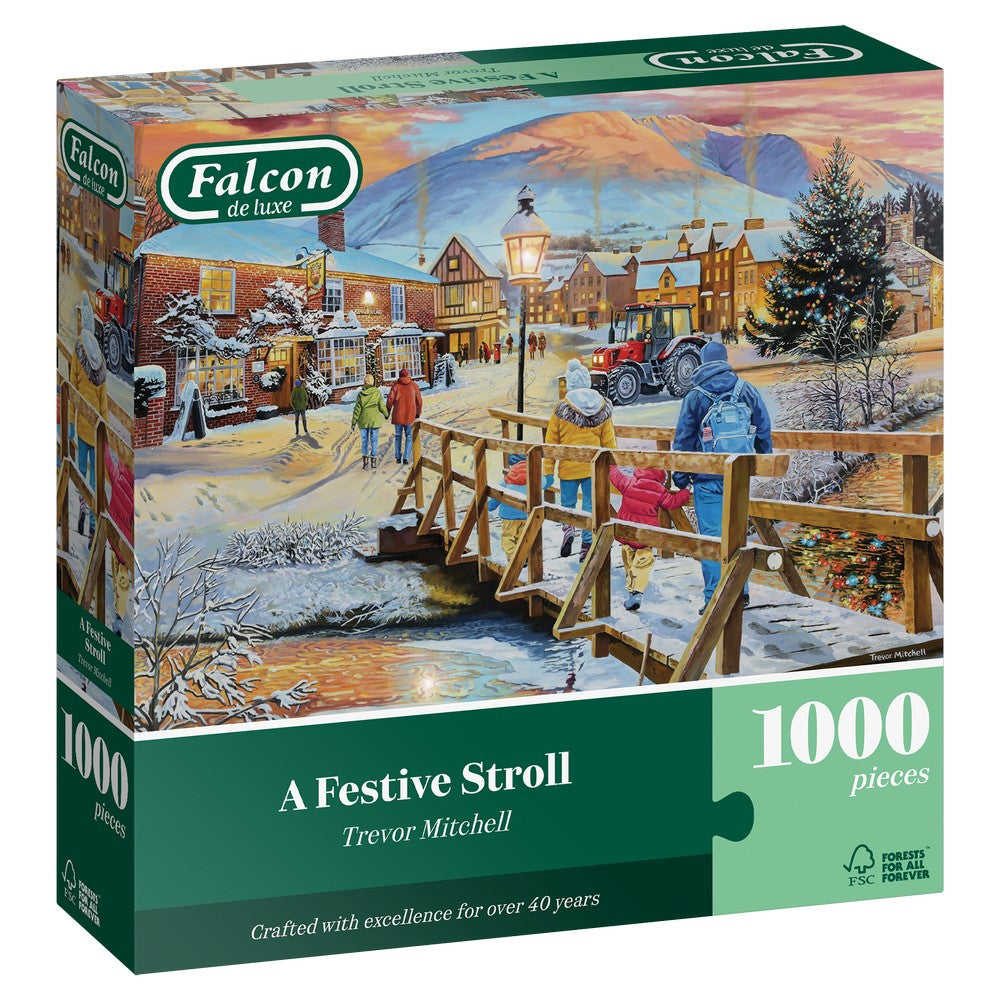 PREORDER Puzzle - Jumbo - Falcon - A Festive Stroll - 1000pcs