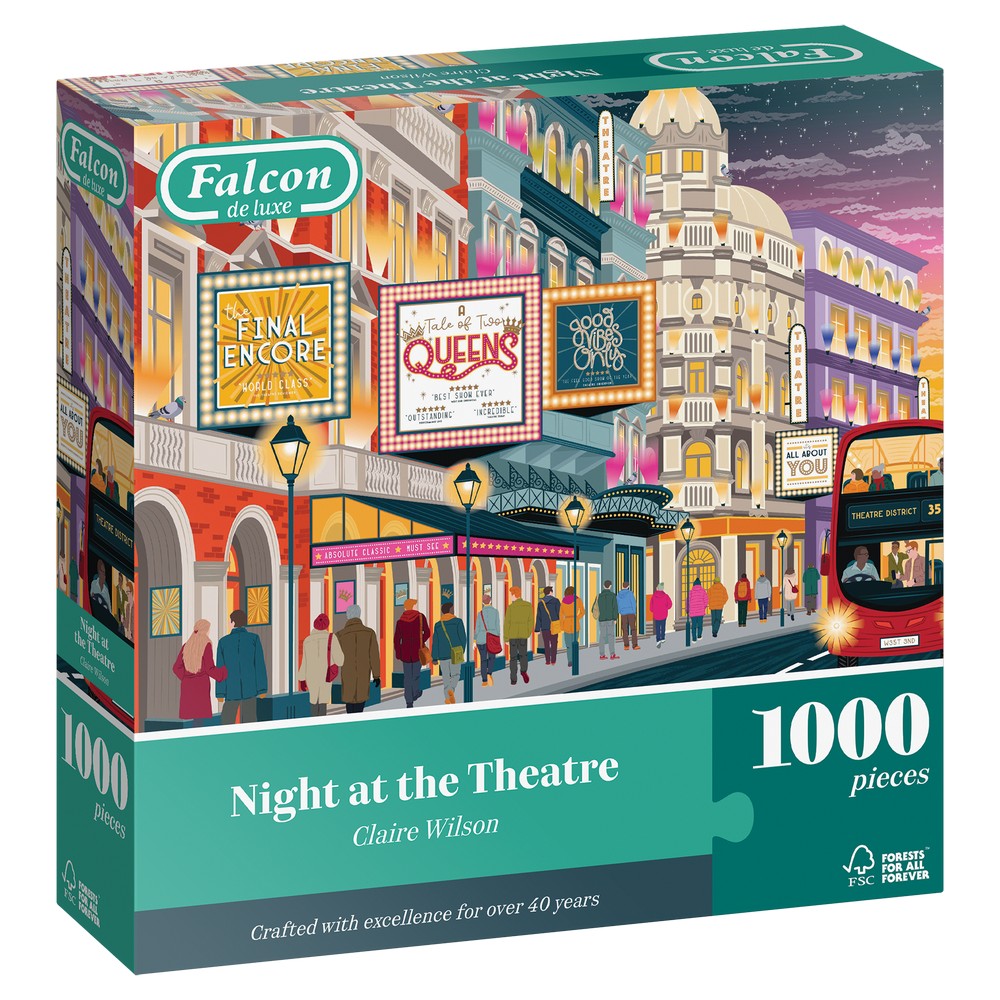 PREORDER Puzzle - Jumbo - Falcon - Night at the Theatre - 1000pcs