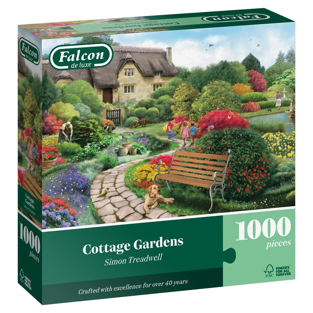PREORDER Puzzle - Jumbo - Falcon - Cottage Gardens - 1000pcs