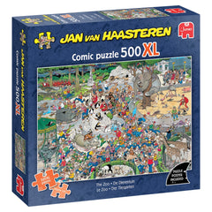 PREORDER Puzzle - Jumbo - Jan van Haasteren 500XL - The Zoo (500 pieces XL)