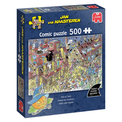 PREORDER Puzzle - Jumbo - Jan van Haasteren - Trick or treat 500pcs