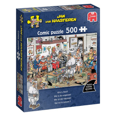 PREORDER Puzzle - Jumbo - Jan van Haasteren - Whos next? 500pcs