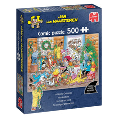 PREORDER Puzzle - Jumbo - Jan van Haasteren - Woolly Christmas 500pcs