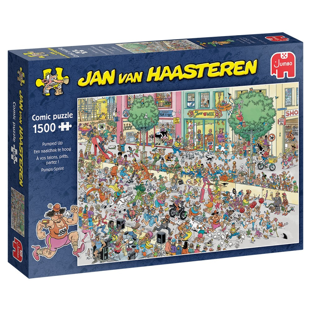 PREORDER Puzzle - Jumbo - Jan van Haasteren - Pumped Up 1500pcs