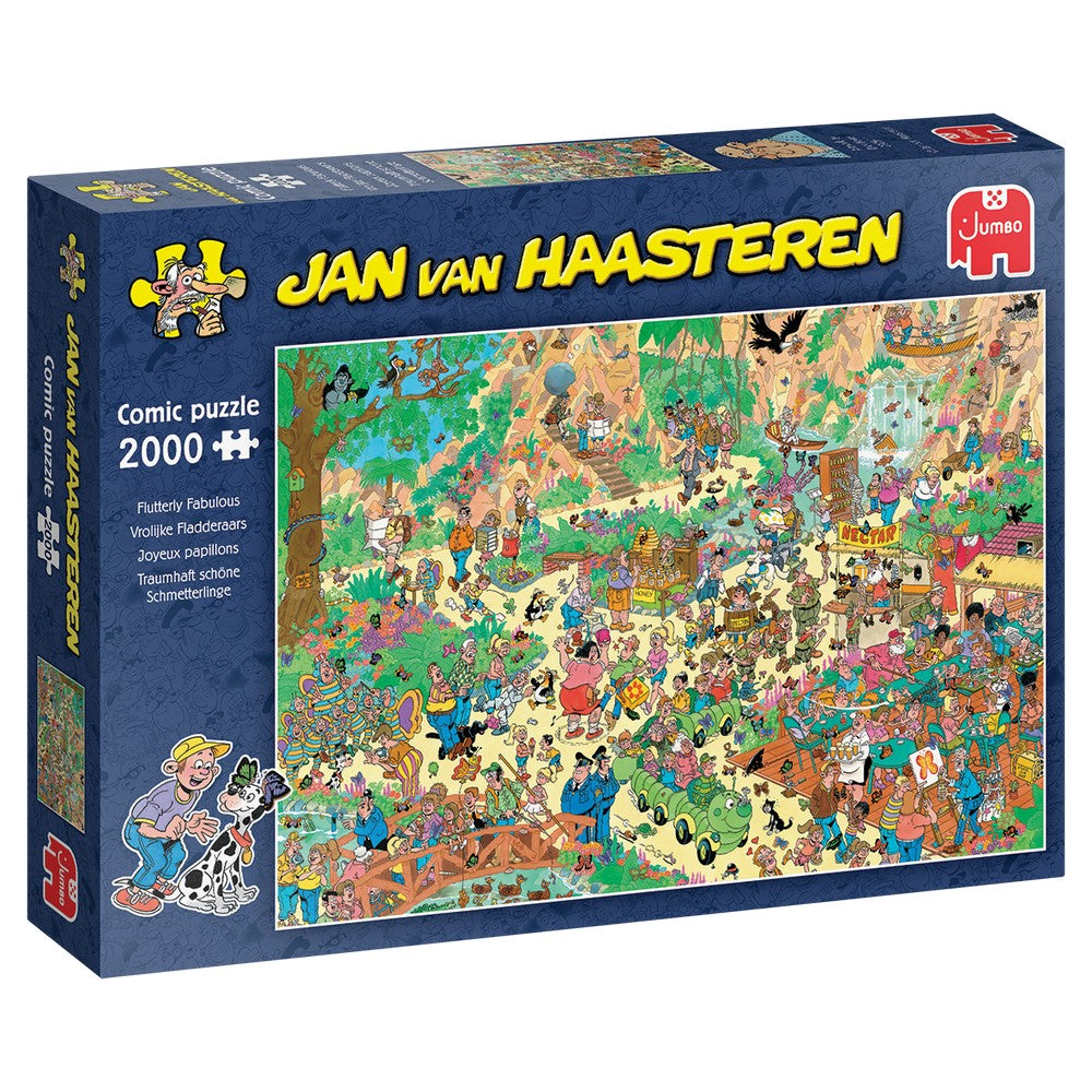 PREORDER Puzzle - Jumbo - Jan van Haasteren - Flutterly Fabulous 2000 pcs