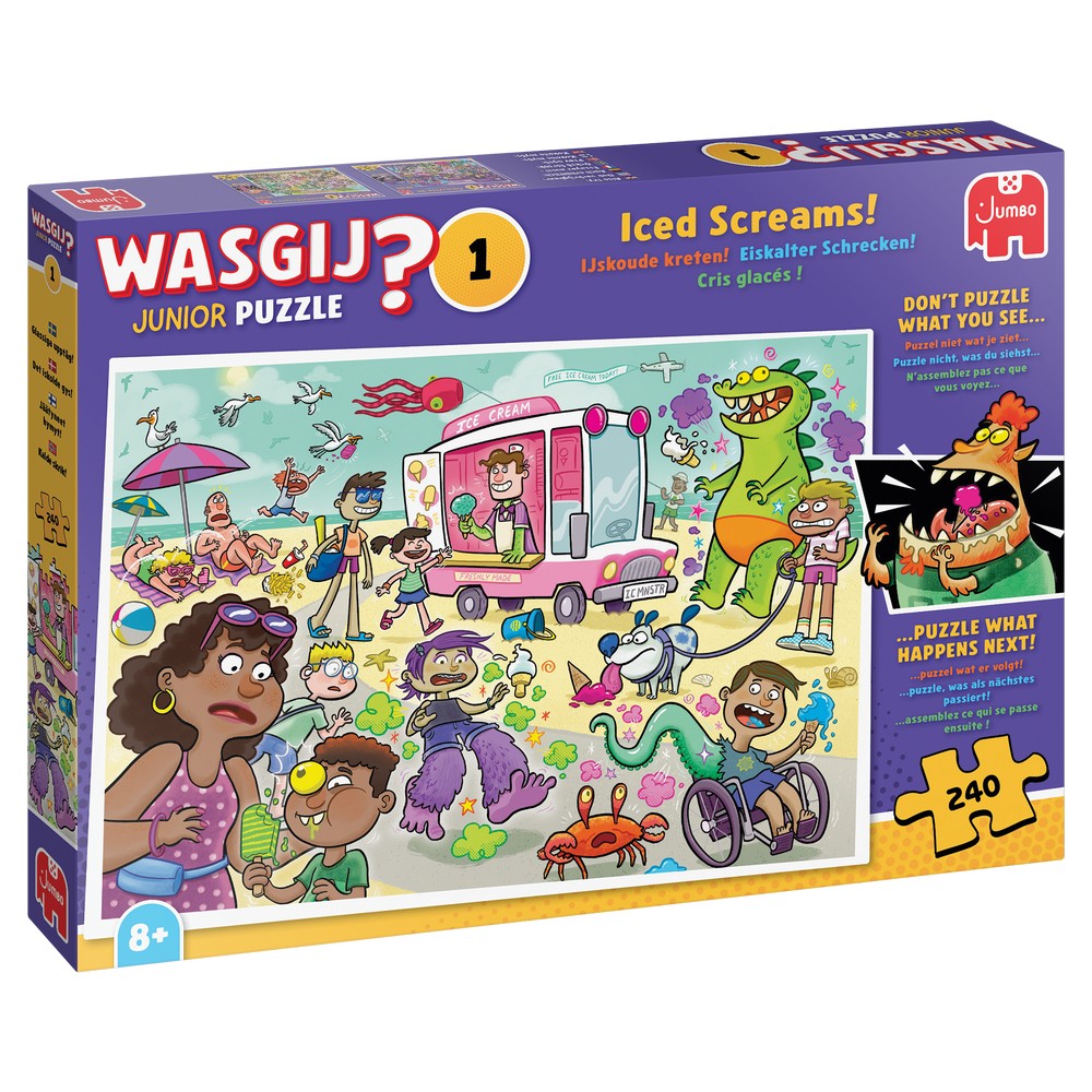 PREORDER Puzzle - Jumbo - Wasgij Junior 1 - Iced Screams! (240 pieces)