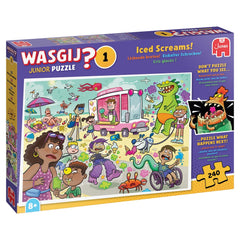 PREORDER Puzzle - Jumbo - Wasgij Junior 1 - Iced Screams! (240 pieces)