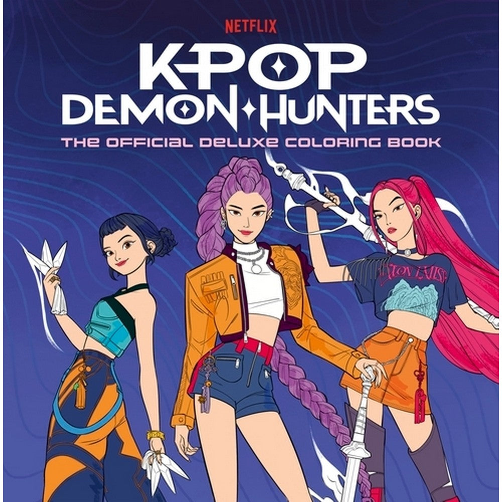 PREORDER KPop Demon Hunters: The Official Deluxe Colouring Book Paperback
