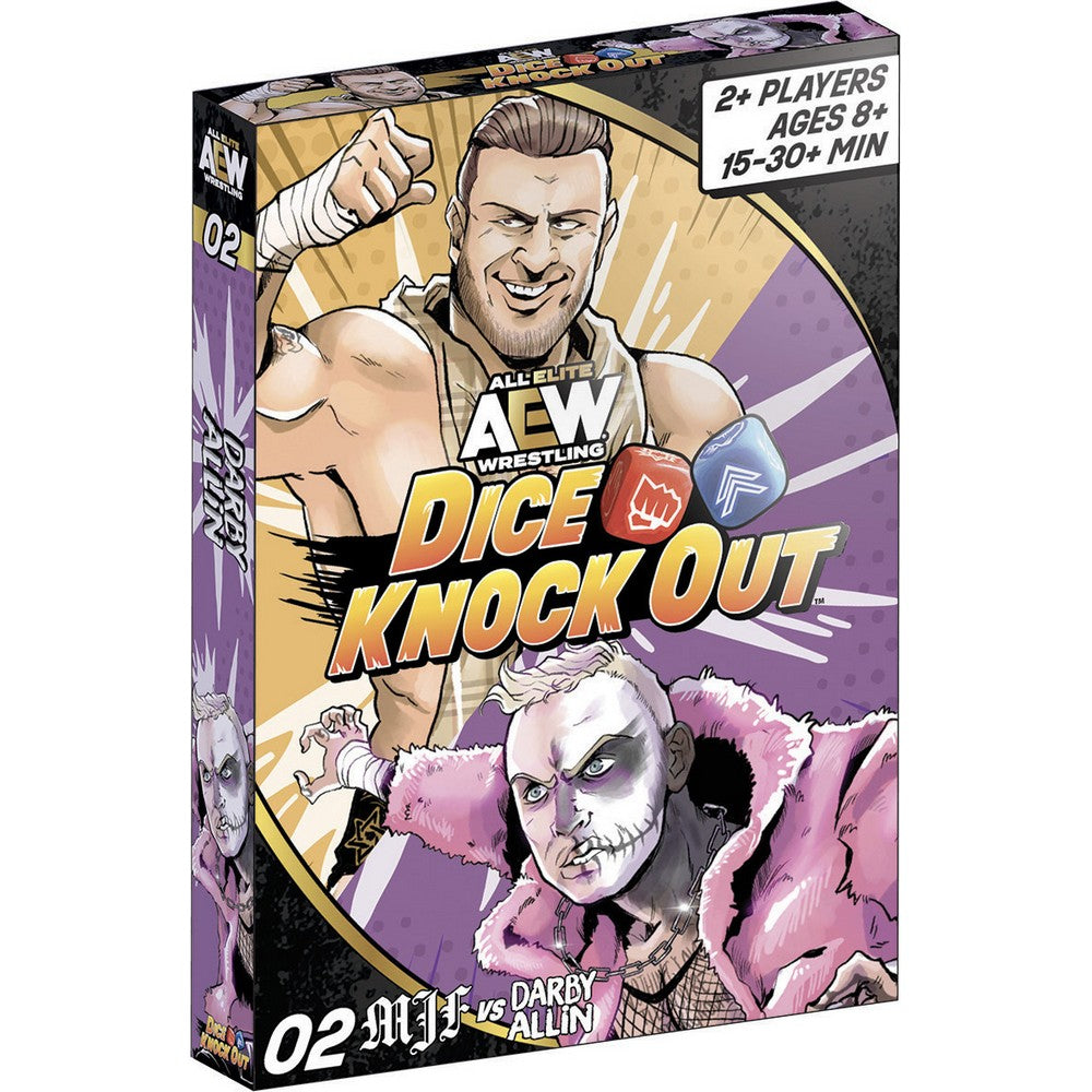 PREORDER AEW Dice Knock Out - Set 02: MJF vs Darby Allin
