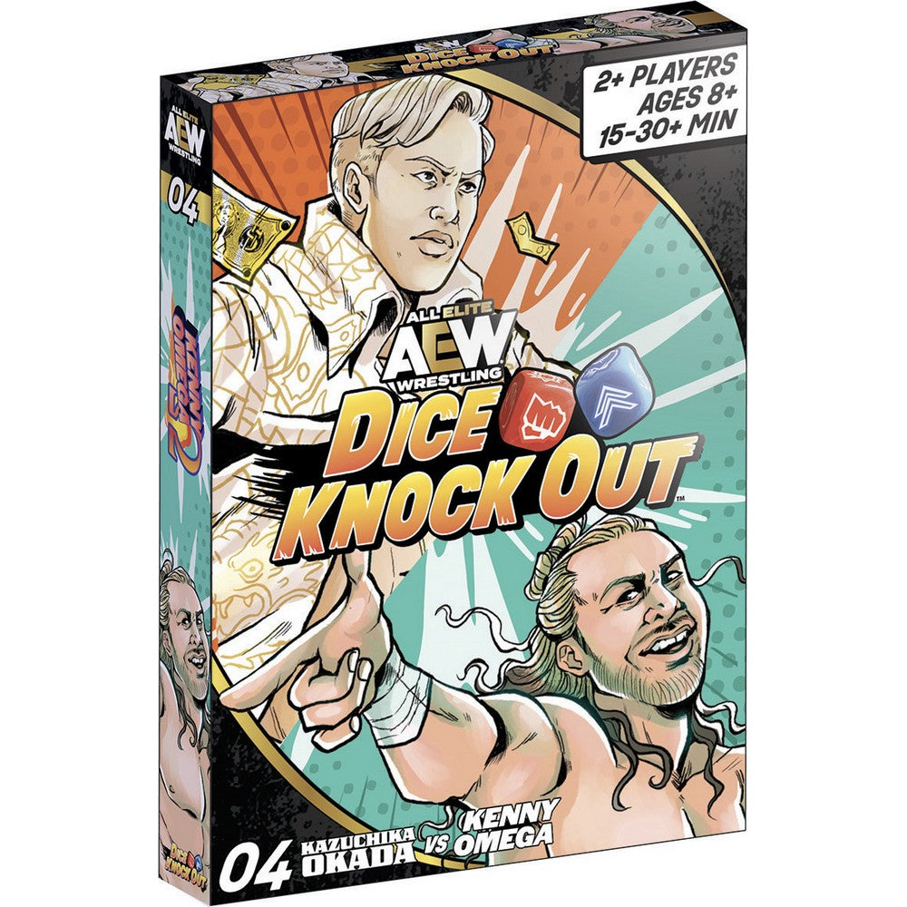 PREORDER AEW Dice Knock Out - Set 04: Kazuchika Okada vs Kenny Omega