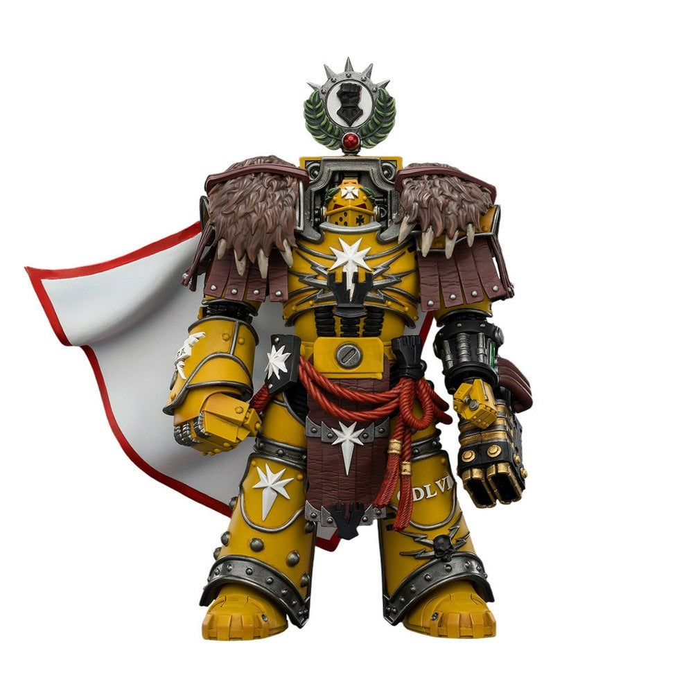 PREORDER Warhammer Collectibles: 1/18 Scale Imperial Fists Lord Castellan Evander Garrius