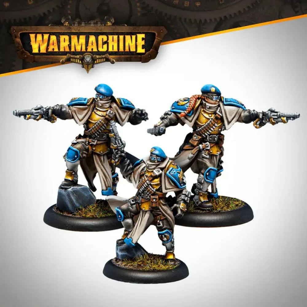 PREORDER Warmachine Direct Cygnar Gravediggers Gunmages